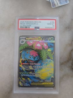 PSA 10 Mega Venusaur ex Ultra Rare Pokemon Card