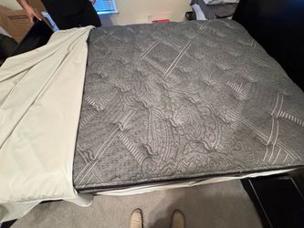 Queen Mattress with Metal Bed Frame