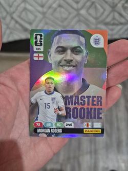 Morgan Roger's Panini Adrenalyn XL Master Rookie card