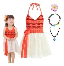 Moana girl cosplay dress & accessories size 2t new