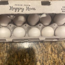 Fresh Free Range Eggs $7 Dozen Donation For Feed