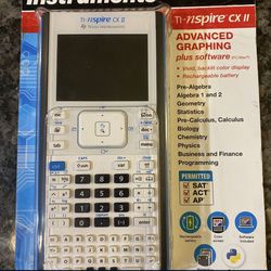 Texas Instruments TI-Nspire CX II Graphing Calculator - White