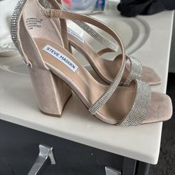 Steve Madden Varali Rhinestone Block Heels