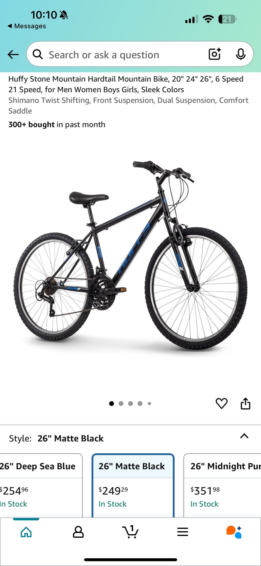 Huffy Stone Mountain Mens 26 Inch Mountain Bike