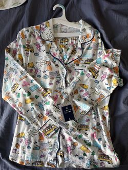 Roller Rabbit x Target Long Sleeve Pajama Set New
