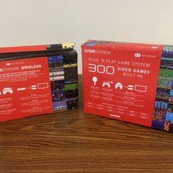 2 Plug & Play Game Stations – 300 Built-In Retro Games