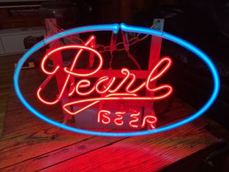 Rare 1952 Pearl Beer Neon Sign