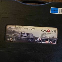 Portable Gas stove with 2 fuel bottles