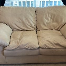 Leather Couch And Loveseat Set