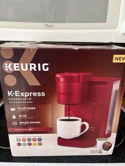 Keurig K-Express Essentials Single Serve Coffee Maker Red