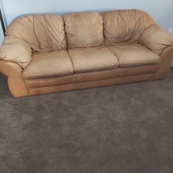 Leather Couch And Love Seat