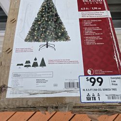 6.5 ft Pre-Lit Christmas Tree – LED Color Changing