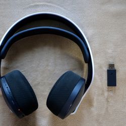 Sony Pulse 3D Wireless Headset for PS5 + USB Adapter (Great Condition)