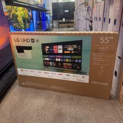 55 Inch LG 4K UHD LED Smart TVs In Box With Warranty