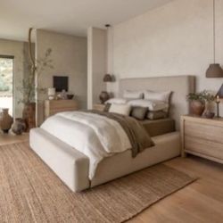 Living Spaces Porto Queen Upholstered Platform Storage Bed By Nate Berkus + Jeremiah Brent