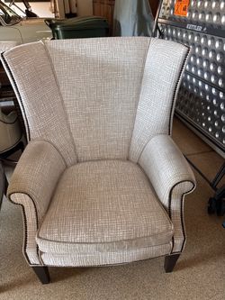 2 Wingback Accent Chair with Nailhead Trim