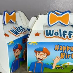 Blippi Favor Boxes