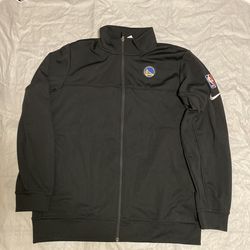 Official Nike golden state warriors coach game issued zip up fleece