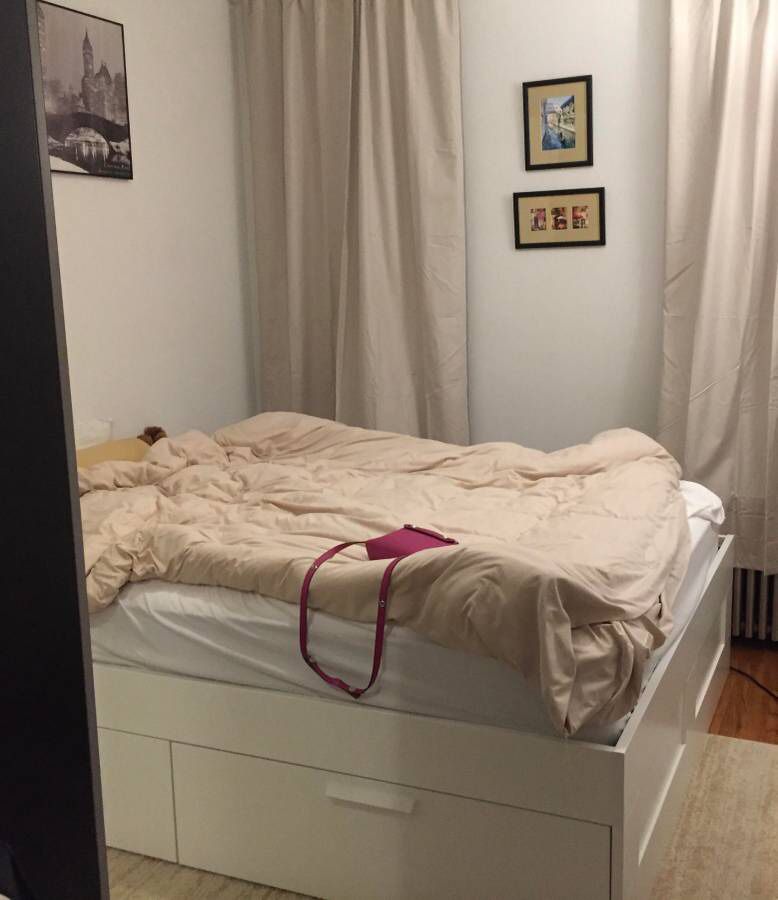 IKEA brimnes queen bed frame