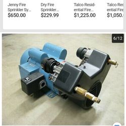Oiless Air Compressor Fire Sprinkler System 