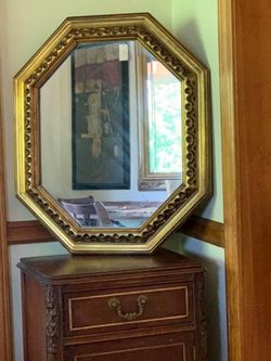 Art Deco vintage Wall Mirror