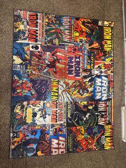 Custom iron man carpet