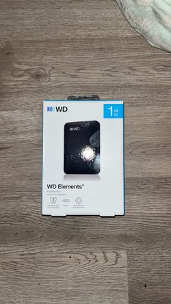 WD Elements 1TB Portable Hard Drive