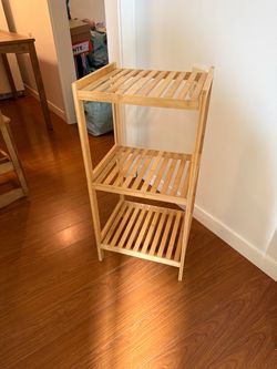 Bamboo 3 tier shelf