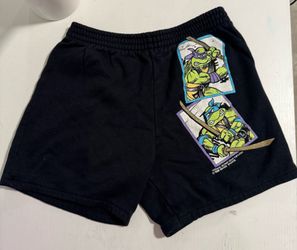 Vintage 1988 TMNT Teenage Mutant Ninja Turtles Kids Shorts Size 8 Mirage Studios Donatello Leonardo