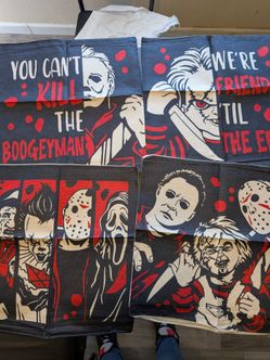 Horror Movie Characters Pillow Covers Set
