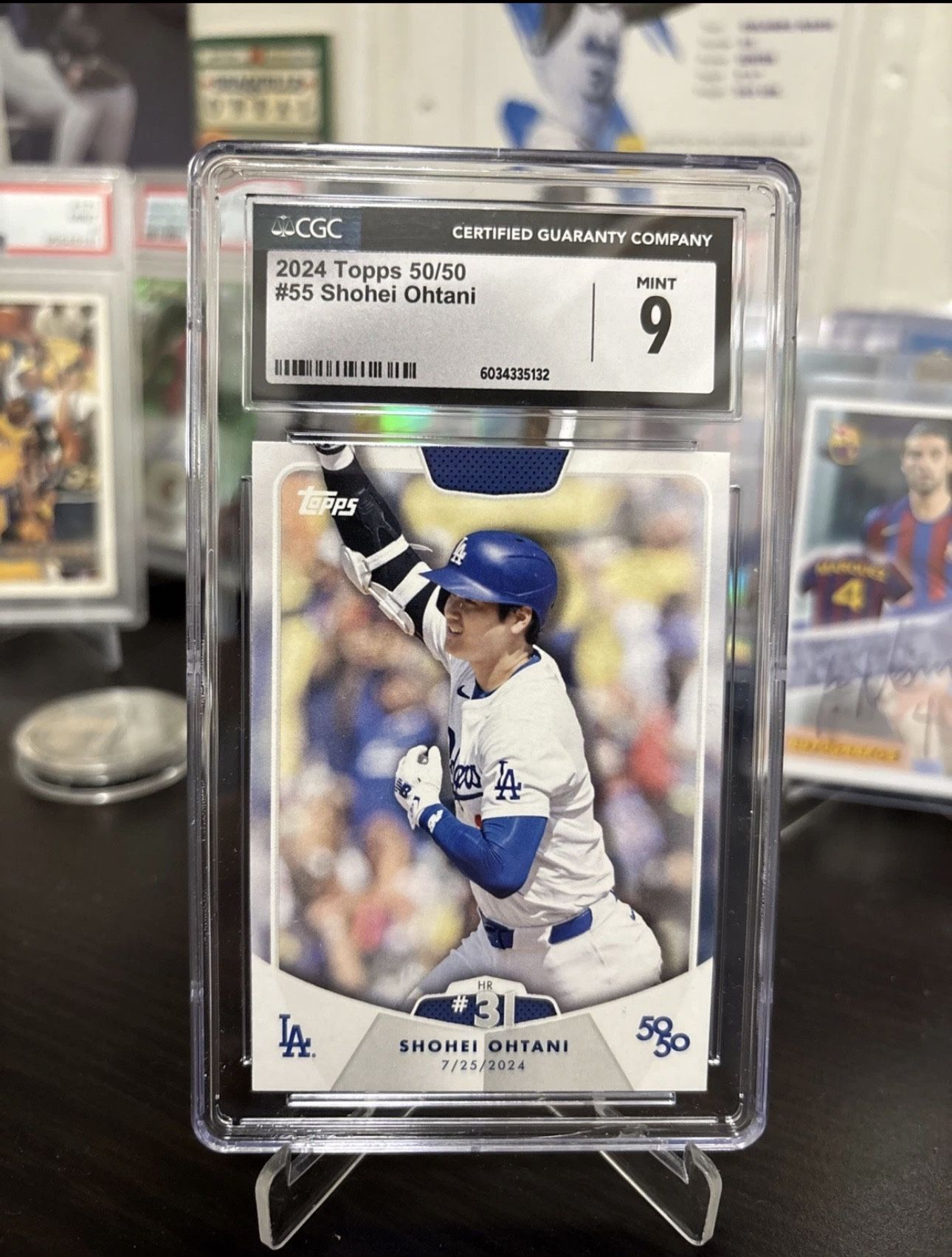 2024 Topps 50/50: Shohei Ohtani - Shohei Ohtani #55