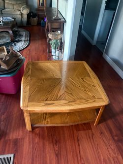 Coffee table and matching end table