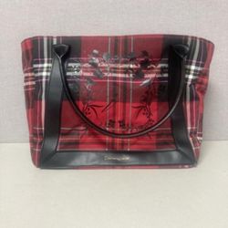 Red + black Victoria Secret bag