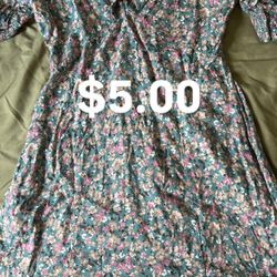 Large Floral Dress