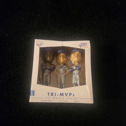Los Angeles Dodgers 1981 World Series "Tri-MVP's" bobbleheads box set