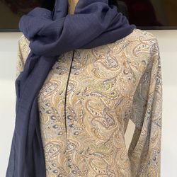 Floral Print Maxi Dress without Scarf Just For Look 