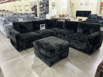 Black sectional