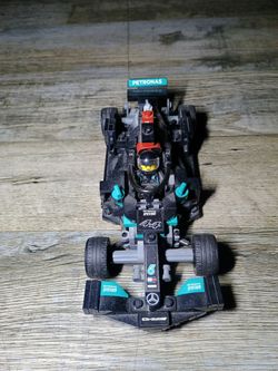 the LEGO Speed Champions Mercedes-AMG F1 W12 E Performance