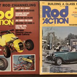 2 Cool Vintage Rod Action Magazines-Apr. 1974 & May. 1976-Great Photos++ GC