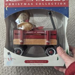 Vintage Dated 1997 Radio Flyer Christmas Bear New Make Offer