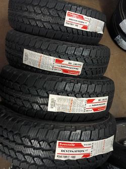 245 70 17 Brand New Firestone Destination Le2 All Train Tires On Sale 