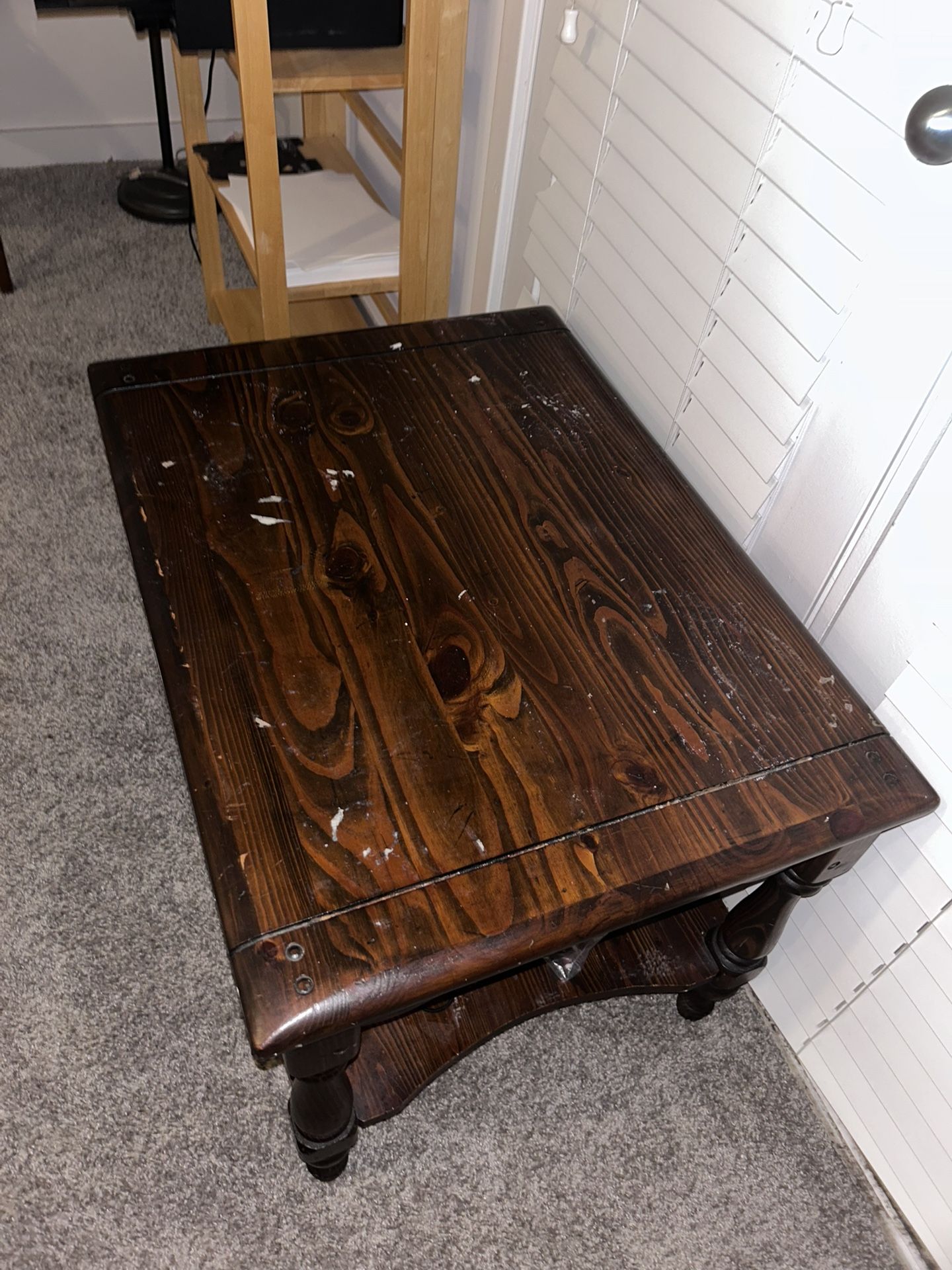 Wooden coffee table 