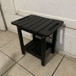 Shower Bench Seat – Waterproof, Non-Slip, Black Spa Style