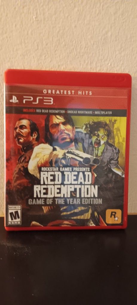 Red Dead Redemption: Game of the Year Edition (PS3) – Complete with Map (Single Disc)