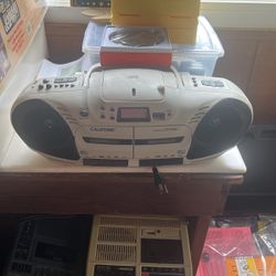 Ready For Summer ? Got CD Disc Player With Two REC/Play Cassette Player 