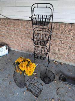Kitchen Flowers And Decoration Baskets