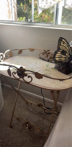 Vintage Ornate Folding Table
