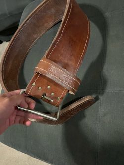 Heavy duty weight lifting belt