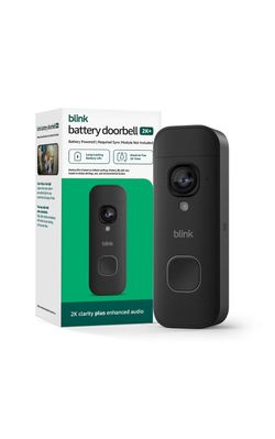 Blink Wireless Battery Doorbell 2K+ (newest model) Add-On Enhanced Audio