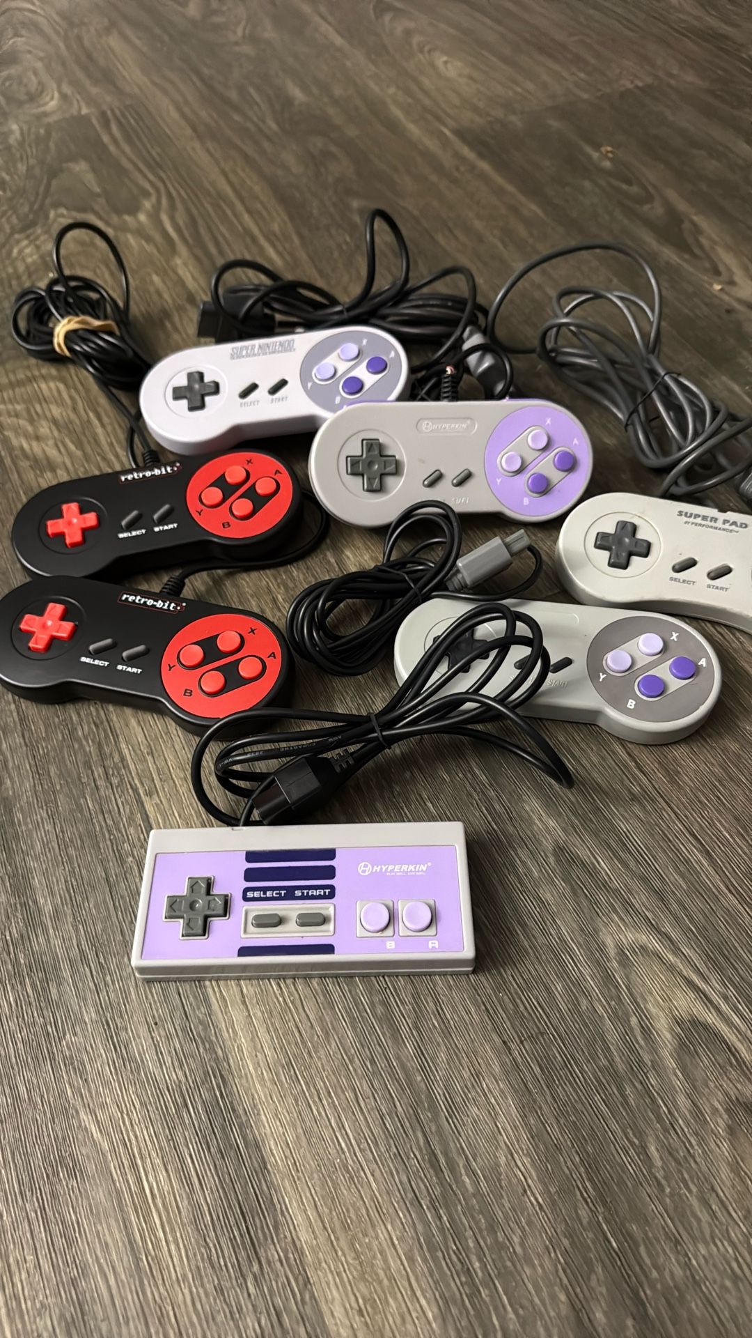 Third Party Controllers. Super Nintendo And NES